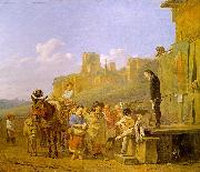 A Party of Charlatans in an Italian Landscape df DUJARDIN, Karel